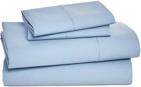 Sky Percale Twin Sheet Set - Bellso